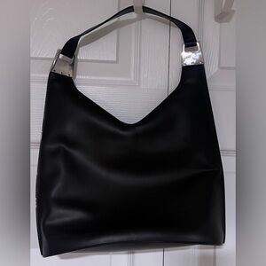 Gucci Brown Hobo Bag With Silver Toned Hardware